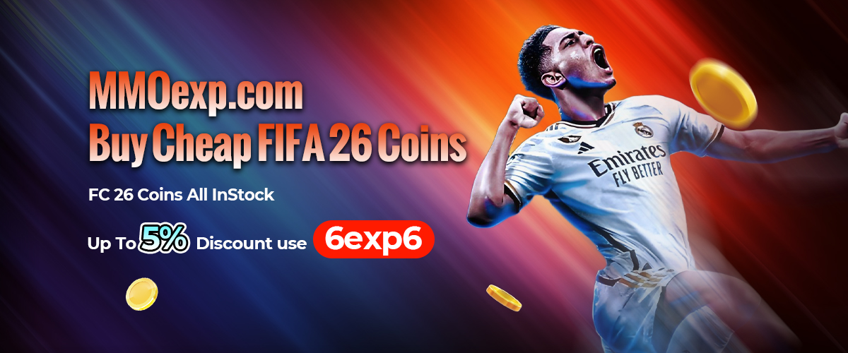 MMOexp.com - Buy Cheap FIFA 26 Coins Up To 5% Discount use “6exp6” FC 26 Coins All InStock